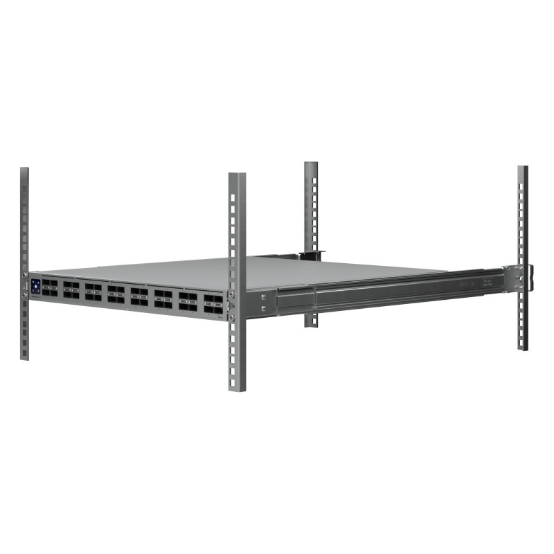 Ubiquiti UniFi Switch 32x QSFP28 100 Gbit, managed, 19" rack-mountable, 1,3" Touchscreen