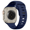 Tech-Protect Silicone Line Apple Watch 8 / 9 / 10 / 11 / 12 / SE / Ultra 44/45/46/49 mm Armband, Atlantic Blue