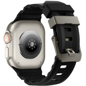 Tech-Protect Motion Apple Watch 8 / 9 / 10 / 11 / 12 / SE / Ultra 44/45/46/49 mm Armband, Schwarz