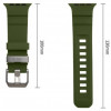 Tech-Protect Motion Apple Watch 8 / 9 / 10 / 11 / 12 / SE / Ultra 44/45/46/49 mm Armband, Tactical Green