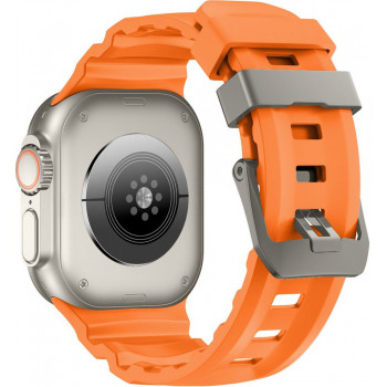 Tech-Protect Motion Apple Watch 8 / 9 / 10 / 11 / 12 / SE / Ultra 44/45/46/49 mm Armband, Signal Orange