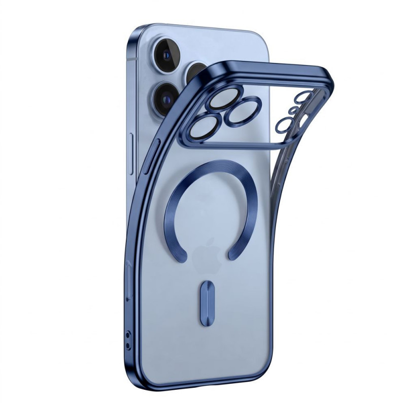 Tech-Protect Magflex MagSafe Hülle Apple iPhone 17 Pro / 18 Pro, Shiny Light Blue