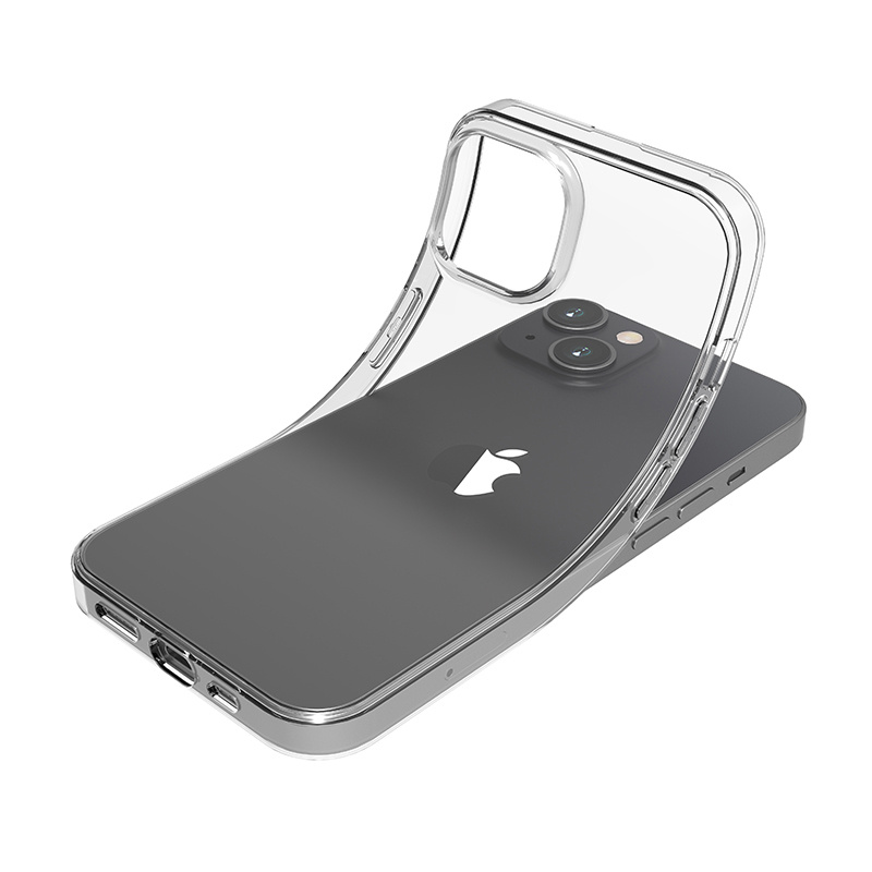 Puro 0.3 Nude Hülle für Apple iPhone 14 Plus / 15 Plus, Transparent