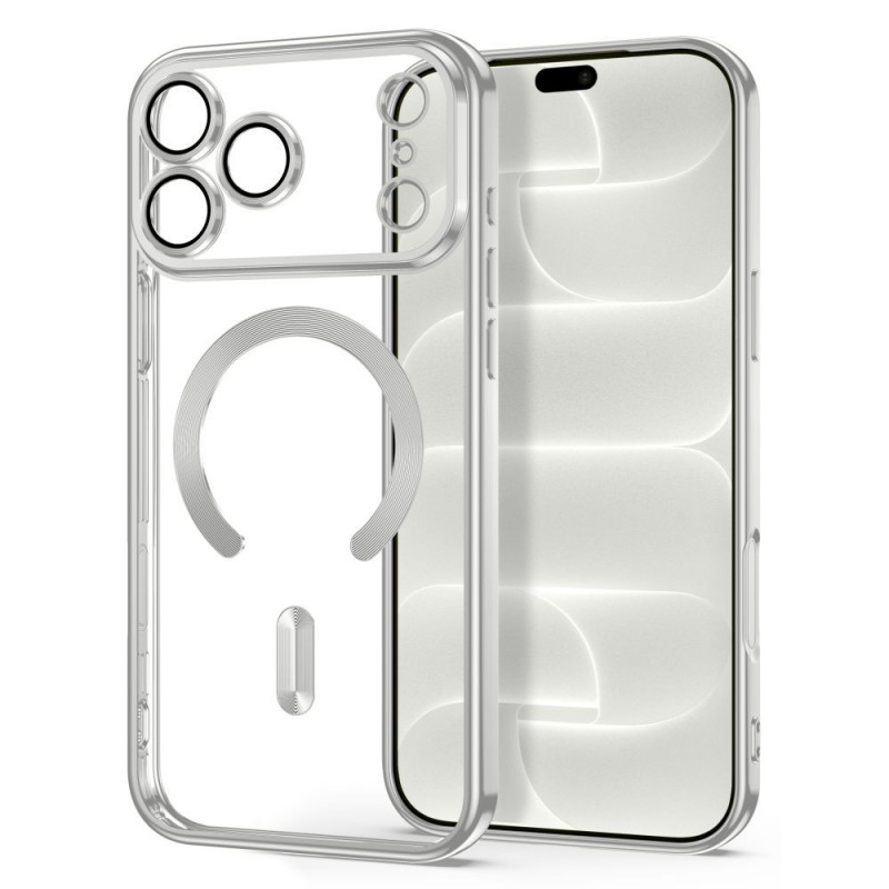 Tech-Protect Magflex MagSafe Hülle Apple iPhone 17 Pro Max / 18 Pro Max, Shiny Silver