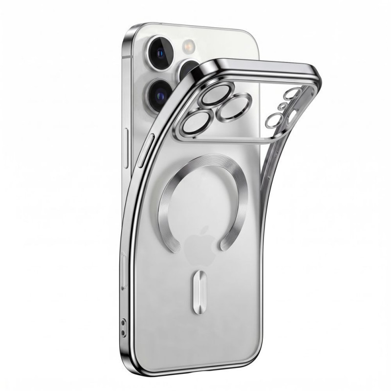 Tech-Protect Magflex MagSafe Hülle Apple iPhone 17 Pro Max / 18 Pro Max, Shiny Silver