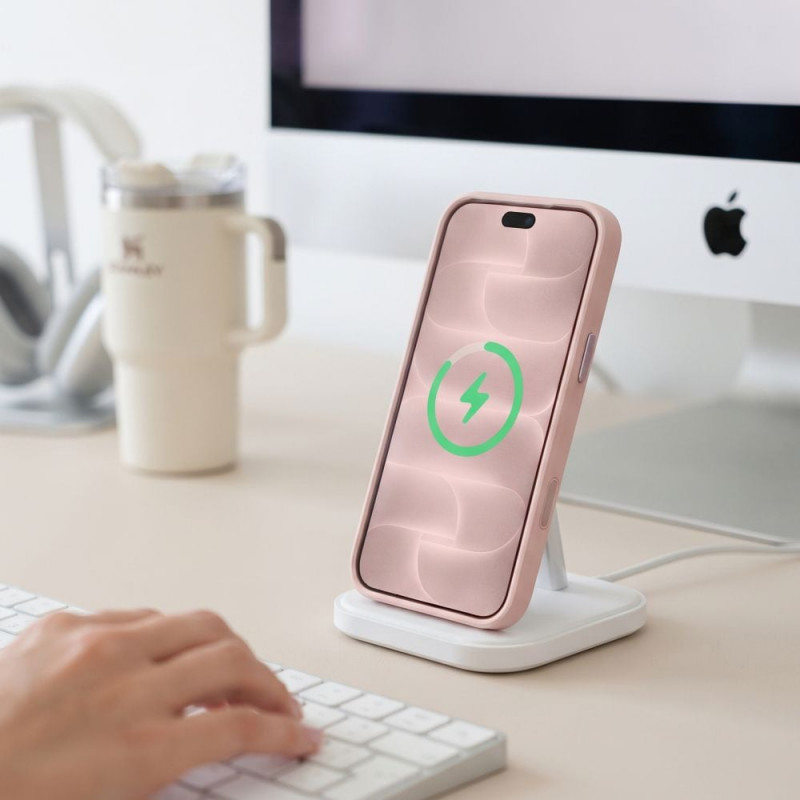 Tech-Protect MagPeak MagSafe CC Apple iPhone 17 Pro Max / 18 Pro Max Hülle THP6115, Matte Pink