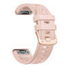 Tech-Protect Silikon-Armband für Garmin Fenix 5s / 5s Plus / 6s / 6s Pro / 7s / 8 / 9 / 9 Pro 43 mm, Powder Pink