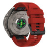 Tech-Protect Silikon-Uhrenarmband für Garmin Fenix 5 / 6 / 6 Pro / 7 / 8 / 8 Pro / E / 9 / 9 Pro 47 mm, Crimson Red
