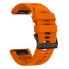 Tech-Protect Silikon-Uhrenarmband für Garmin Fenix 5 / 6 / 6 Pro / 7 / 8 / 8 Pro / E / 9 / 9 Pro 47 mm, Signal Orange