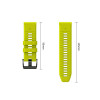 Tech-Protect Silikon-Armband für Garmin Fenix 5 / 6 / 6 Pro / 7 / 8 / 8 Pro / E / 9 / 9 Pro 51 mm, Volt Lime
