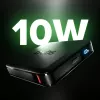 SBS HD 10W 5000mAh USB-C Powerbank mit LCD-Anzeige, Schwarz