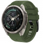 Tech-Protect Silikon-Uhrenarmband für Garmin Fenix 5 / 6 / 6 Pro / 7 / 8 / 8 Pro / E / 9 / 9 Pro 51 mm, Military Green