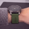 Tech-Protect Silikon-Uhrenarmband für Garmin Fenix 5 / 6 / 6 Pro / 7 / 8 / 8 Pro / E / 9 / 9 Pro 51 mm, Military Green
