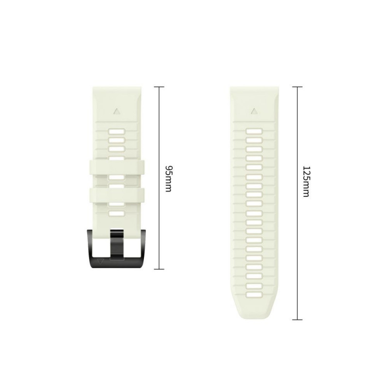 Tech-Protect Silikon-Armband für Garmin Fenix 5 / 6 / 6 Pro / 7 / 8 / 8 Pro / E / 9 / 9 Pro 51 mm, Stone Grey