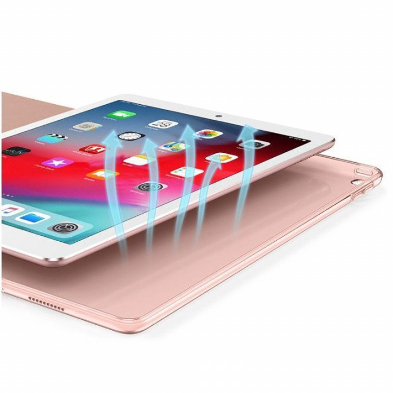 Tech-Protect Smartcase THP263BLK Hülle für Apple iPad 10.2 (2019/2020, 7./8. Generation), Schwarz