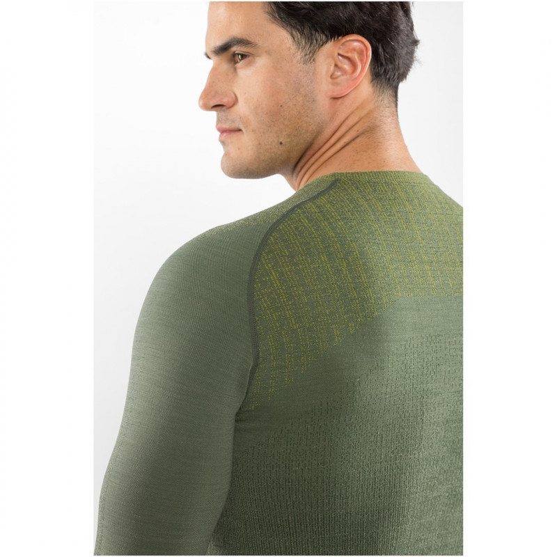 Viking Altis Man Set Herren-Merino-Unterwäscheset, dunkelgrün, M
