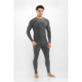 Viking Altis Man Set Herren-Merinounterwäsche-Set, schwarz, M
