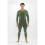 Viking Altis Man Set Herren-Merino-Unterwäscheset, dunkelgrün, XL