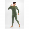 Viking Altis Man Set Herren-Merino-Unterwäscheset, dunkelgrün, XL