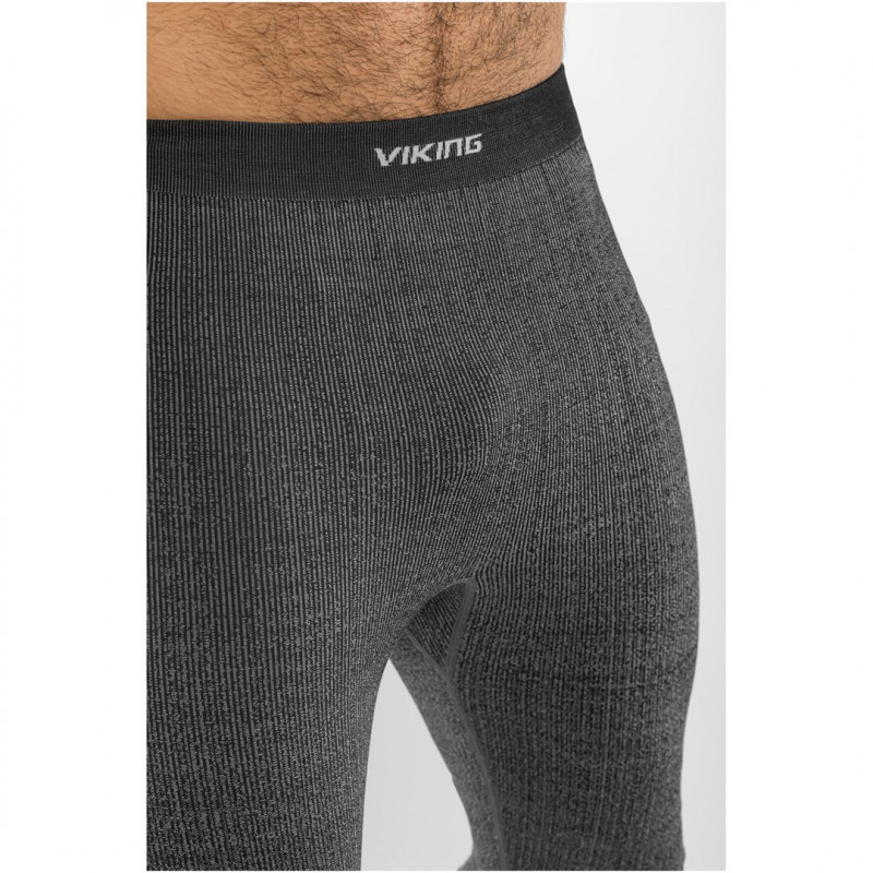 Viking Altis Man Set Herren-Merinounterwäsche-Set, schwarz, L