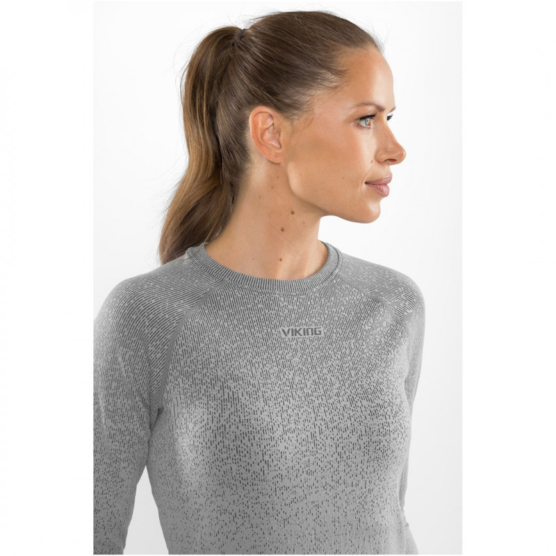 Viking Altis Lady Set Merino-Unterwäsche-Set für Damen, grau, S