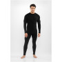 Viking Meriboo Man Set Herren-Merino-Unterwäscheset, schwarz, M