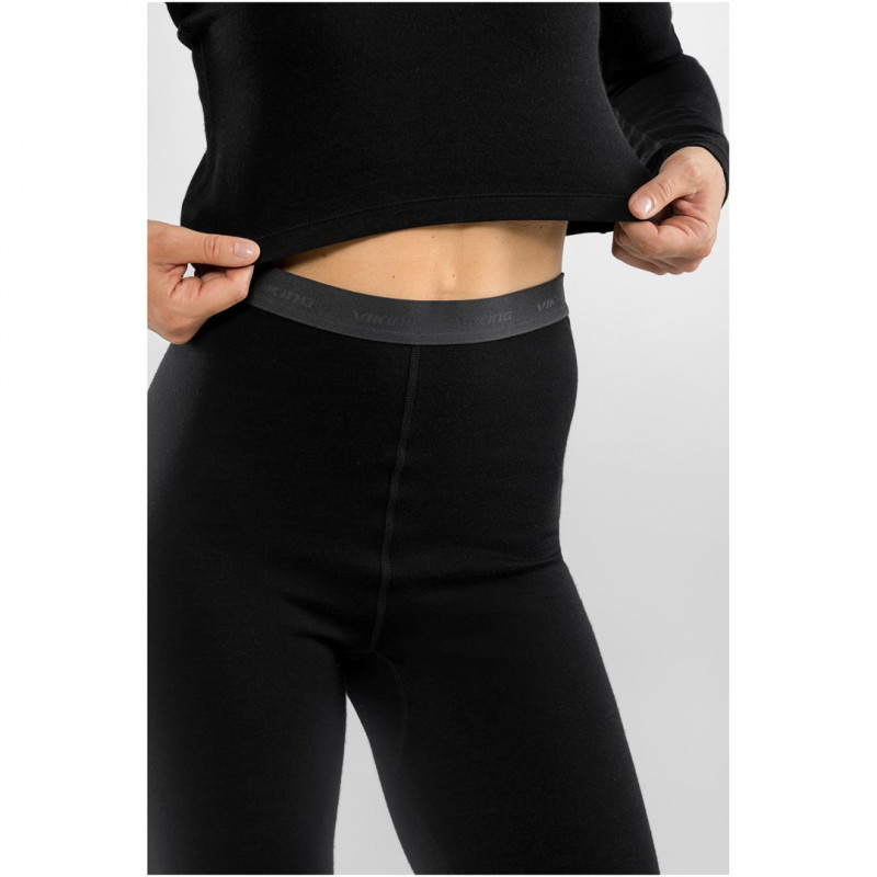 Viking Meriboo Lady Set Merino Damen-Baselayer-Set, schwarz, M