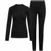 Viking Meriboo Lady Set Merino Damen-Baselayer-Set, schwarz, M