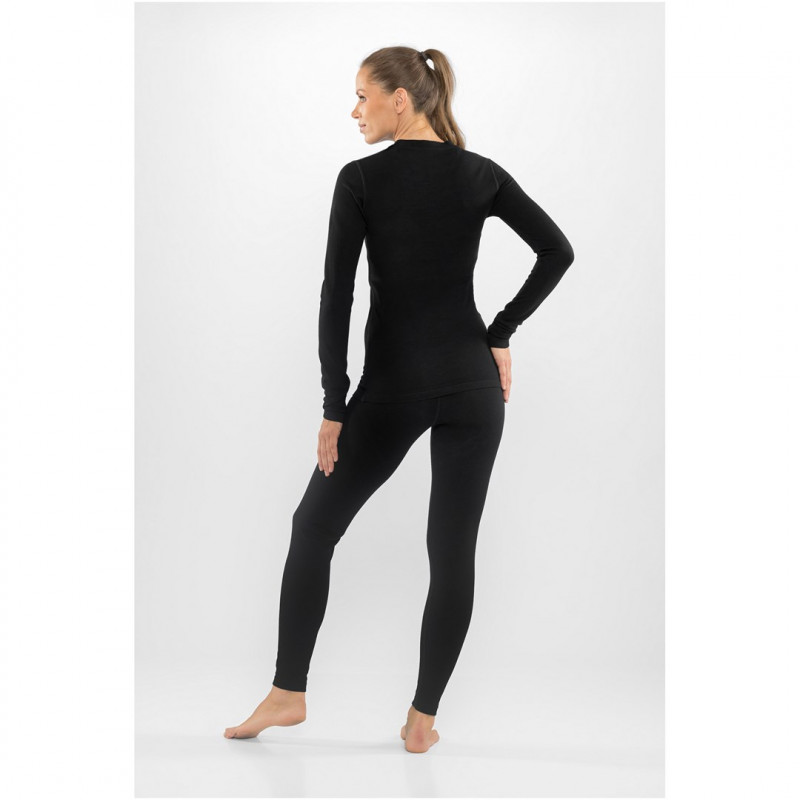 Viking Meriboo Lady Set Merino Damen-Baselayer-Set, schwarz, M
