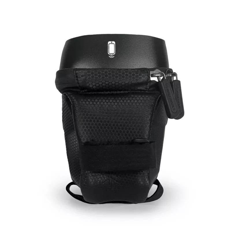 Wozinsky WBB28BK Fahrrad-Rahmentasche mit Handyhülle, 1,7 L, schwarz