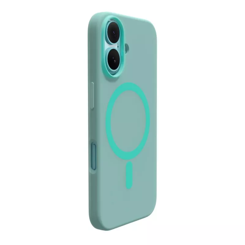Puro Daylight MagSafe Silikonhülle für iPhone 16, Grün
