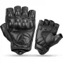 Rockbros 16220006005 Motorradhandschuhe aus Kunstleder, Größe XXL, schwarz