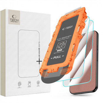 Tech-Protect Quick Set+ Panzerglas für Google Pixel 9 / 9 Pro / 10 / 10 Pro / 11 / 11 Pro (2 Stk.), transparent