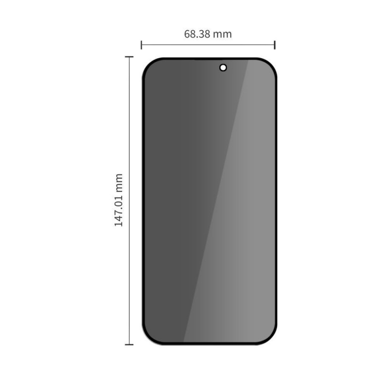 Tech-Protect OneTouch Set Spy+ Sichtschutz-Panzerglas für Apple iPhone 18 Pro (2 Stk.)