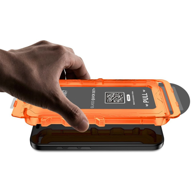 Tech-Protect Quick Set+ Panzerglas für Apple iPhone 17 Pro Max / 18 Pro Max, Schwarz (2 Stk.)