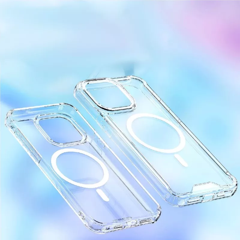 Hurtel Clear Corner Case MagSafe für iPhone 16 Plus, transparent