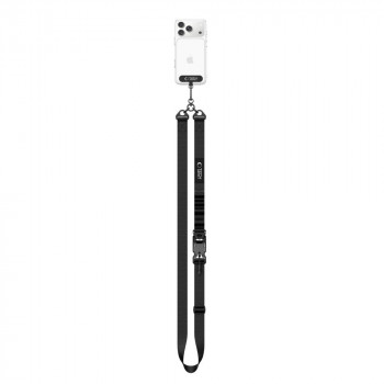 Tech-Protect C9S Rope Crossbody Handy-Trageriemen, Schwarz