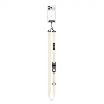 Tech-Protect C9S Rope Crossbody Handy-Trageband, Nylon, 91–140 cm, Desert Beige