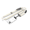 Tech-Protect C9S Rope Crossbody Handy-Trageband, Nylon, 91–140 cm, Desert Beige