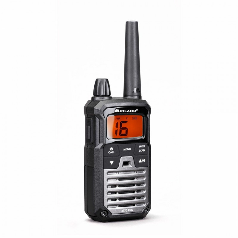 Midland XT70 Pro Duo Walkie-Talkie, Schwarz