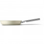 Smeg FPF2002CRM Bratpfanne, 20 cm, Keramik, Edelstahlgriff, mattes Creme