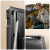 Tech-Protect Kevlar Pro Tablet-Hülle für Samsung Galaxy Tab S9 11.0 / S10 FE / S10 Lite 10.9 (X710 / X716B / X520 / X526 / X400 / X406B), Schwarz