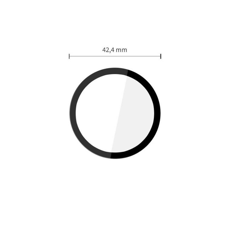 Tech-Protect Glass Flex+ Hybridglas für Garmin Venu 4 45 mm, Schwarz (2 Stk.)
