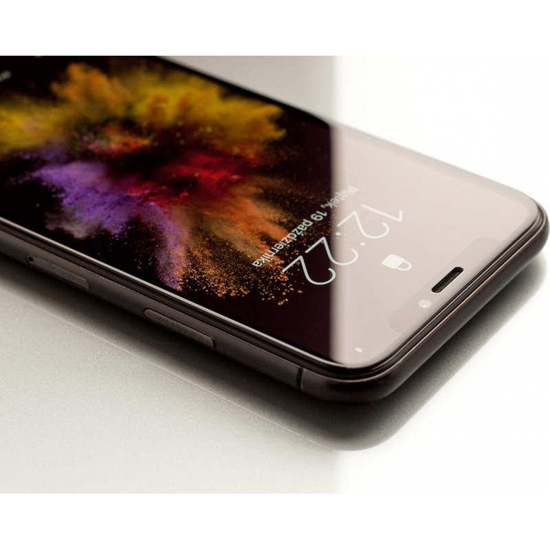 3MK HardGlass Max Displayschutzfolie aus gehärtetem Glas für Apple iPhone 14 Pro Max, 3MK3930, schwarz