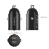 Orico MiniRing MR-30-2C 30W 2x USB-C Kfz-Ladegerät, Schwarz