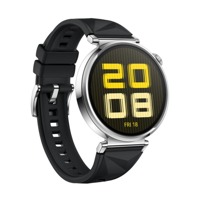 Huawei Watch GT 5 Active 41 mm GPS Smartwatch, schwarzes Fluoroelastomer-Armband
