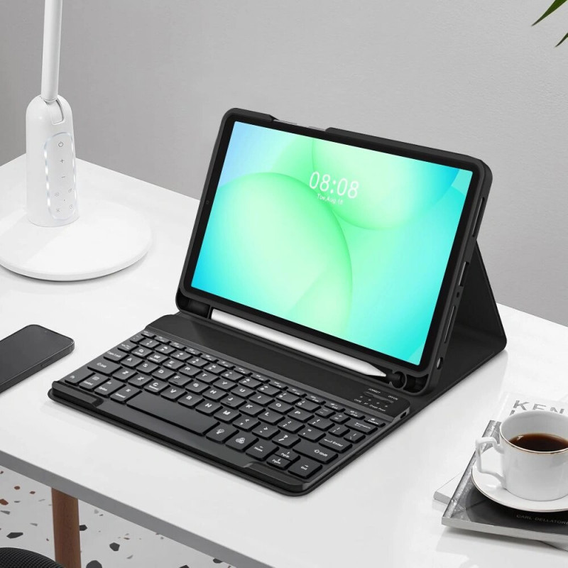 Tech-Protect SmartCase Pen + Tastatur für Samsung Galaxy Tab A9+ / A11+ 11.0 (X210 / X215 / X216 / X230 / X235 / X236), Schwarz