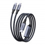 UGREEN L533 2in1 USB-C-Kabel, USB-C auf 2x USB-C PD 140W, 2 m, Schwarz