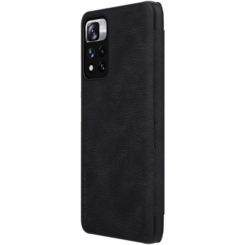 [CR] Nillkin Qin Hülle für Xiaomi Mi 11i HyperCharge / Redmi Note 11 Pro (China), Schwarz (Kundenrückläufer)