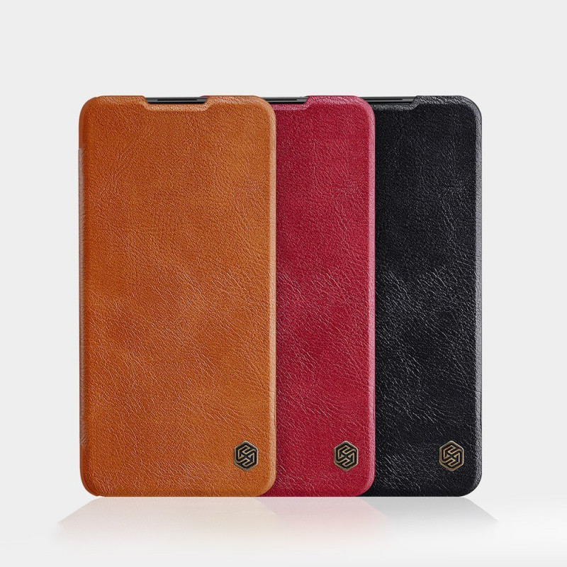 [CR] Nillkin Qin Hülle für Xiaomi Redmi Note 9T 5G, Braun (Kundenrückgabe)